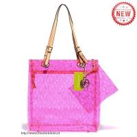 michael kors jet set plastic medium fuchsia bakken Prijs Tassen ra6i7646